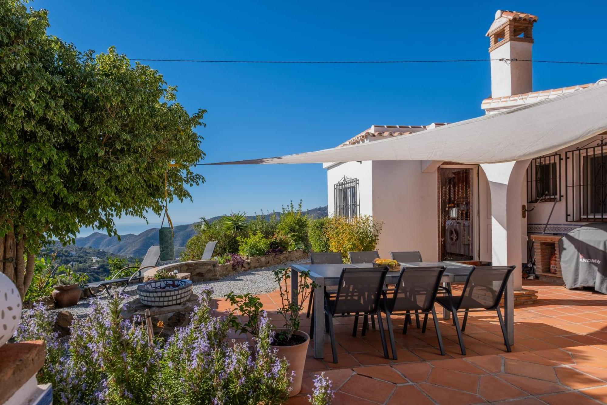 Casa La Siesta Villa With Magical View Own Pool Malaga Zewnętrze zdjęcie