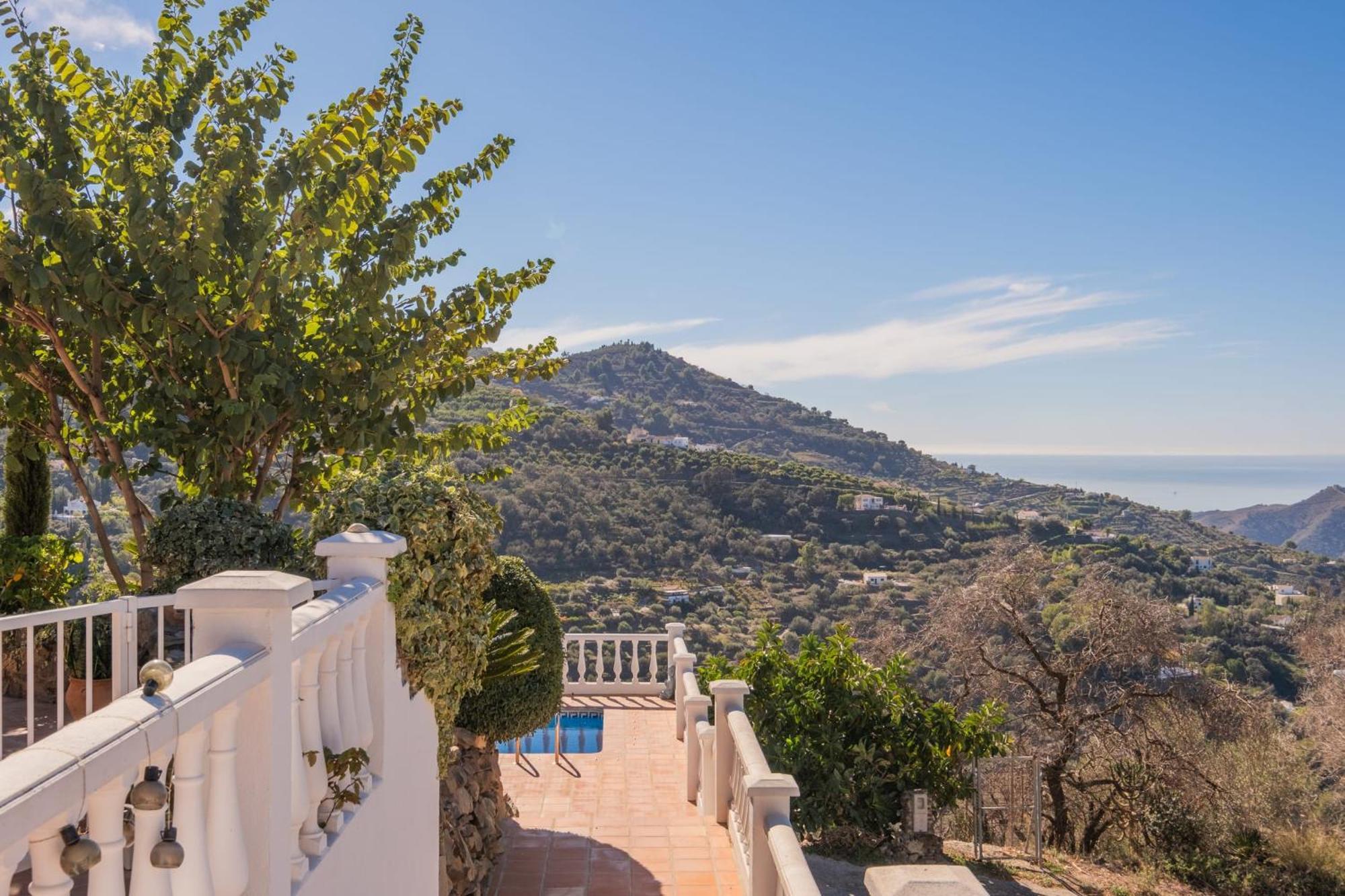 Casa La Siesta Villa With Magical View Own Pool Malaga Zewnętrze zdjęcie
